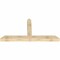 Ekena Millwork Portland Rough Sawn Timber Gable Bracket, Douglas Fir, 84"W x 42"H x 6"D x 6"F, 12/12 Pitch GBW084X42X0606POR00RDF - alternate 5